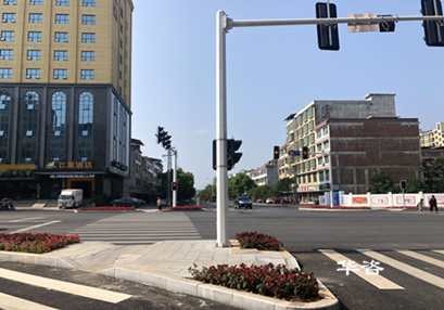 华咨交通科技团队赴永州市复杂交通路口回访城市交通优化情况